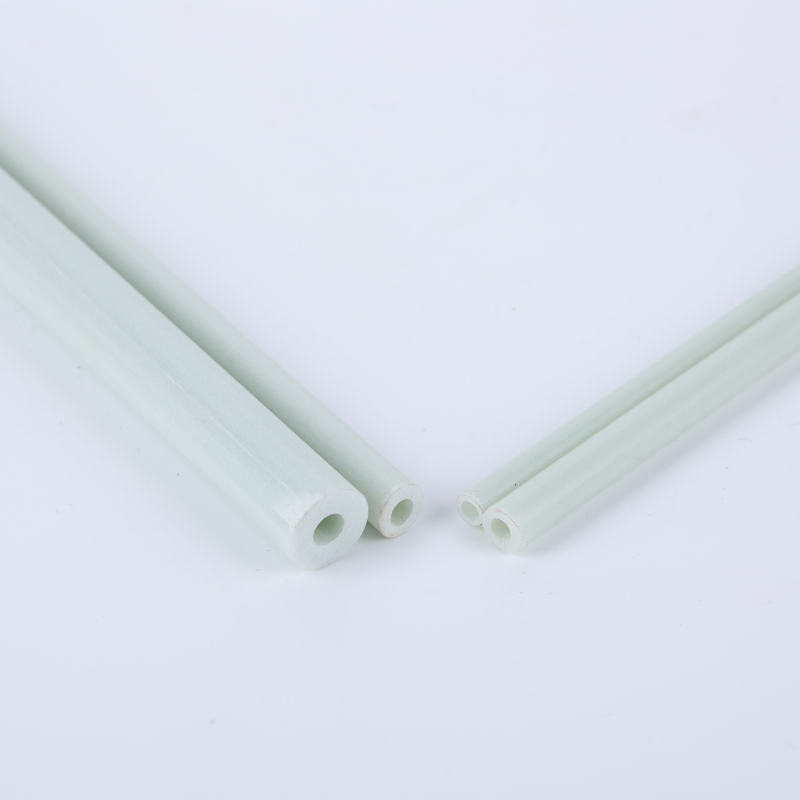 hollow round fiberglass rods of different sizes