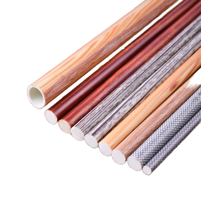 Hollow Fiberglass Rod Pultruded Tube Insulation Custom Fiberglass Pultrusion Round Tube Fiberglass Snow Stakes