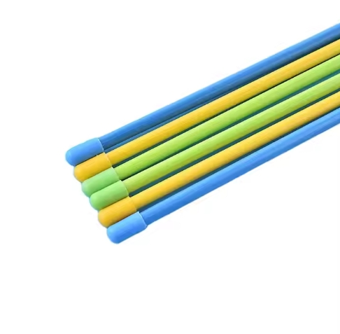 Factory Customized Colorful Garden Supports Sticks Hollow Plant Fiberglass Rod/driveway Marker