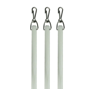 solid white Fiberglass rods for Curtain Rod Accessories Fiberglass Sticks