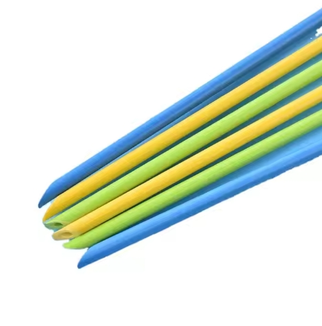 Factory Customized Colorful Garden Supports Sticks Hollow Plant Fiberglass Rod/driveway Marker