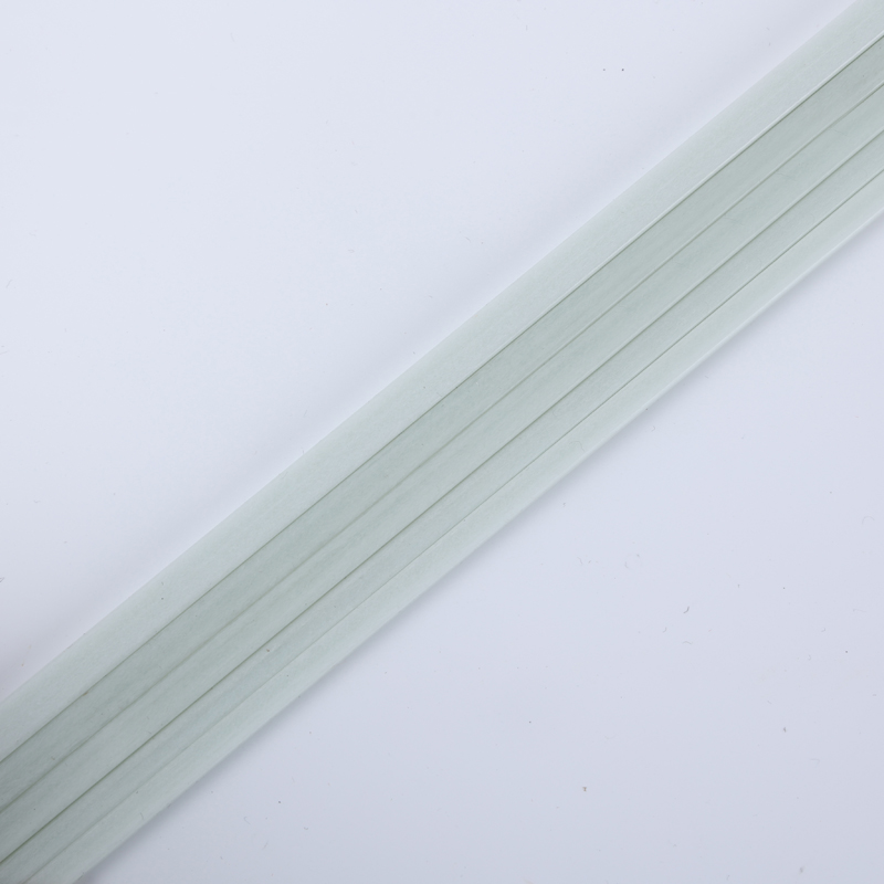 white solid fiberglass rods