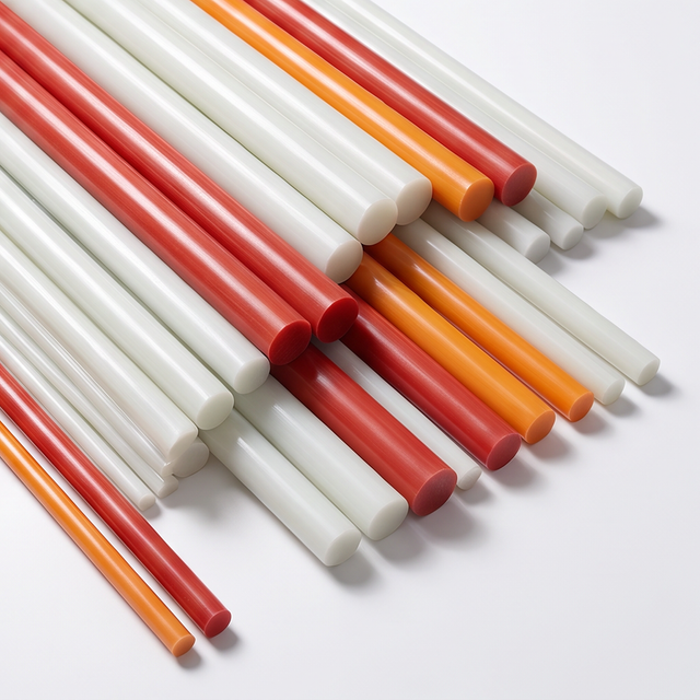 Varilla de fibra de vidrio de 10mm x 120cm, soporte de cerca para ganado naranja, adecuado para el manejo de ganado, de fabricaci&oacute;n China