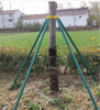 1/2“ 3/8” 5/16“ Gray Grain Fiberglass Solid Rod for Plant And Tree Support
