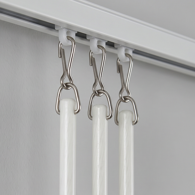9.5mm Fiberglass Curtain Wand for Open And Close Hotel Curtain with Hook And Handle