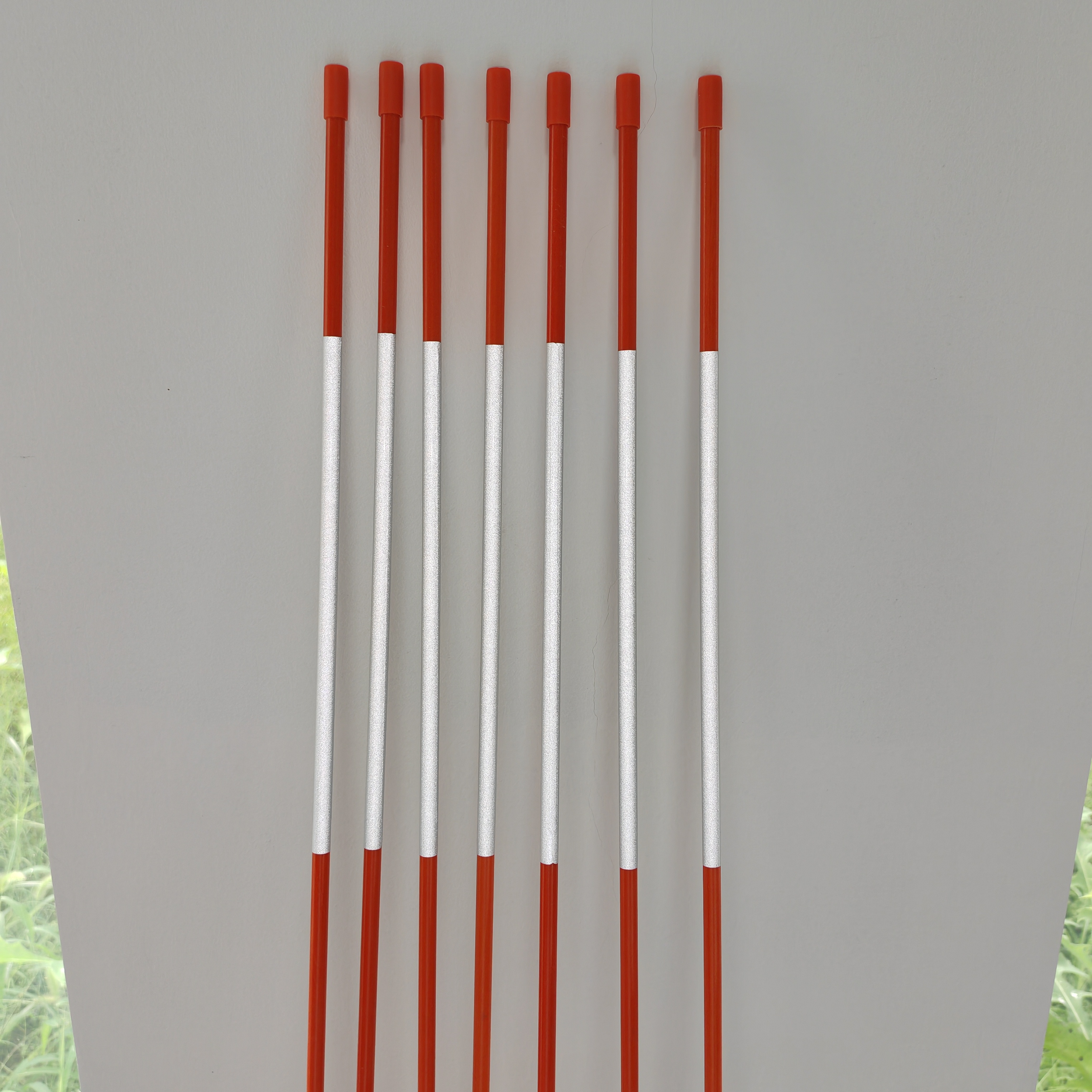 1/4" 11/16" 5/16" 3/8" fiberglass reflective driveway marker for snow rod sign in night