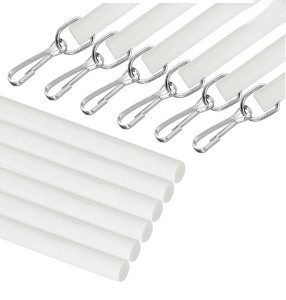 9.5mm 12.7mm Fiberglass Curtain Wand Baton with Hooks And Snaps To Open And Close Curtain From China