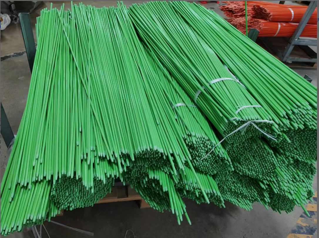 green anti-corrosion drive way marker fiberglass rod