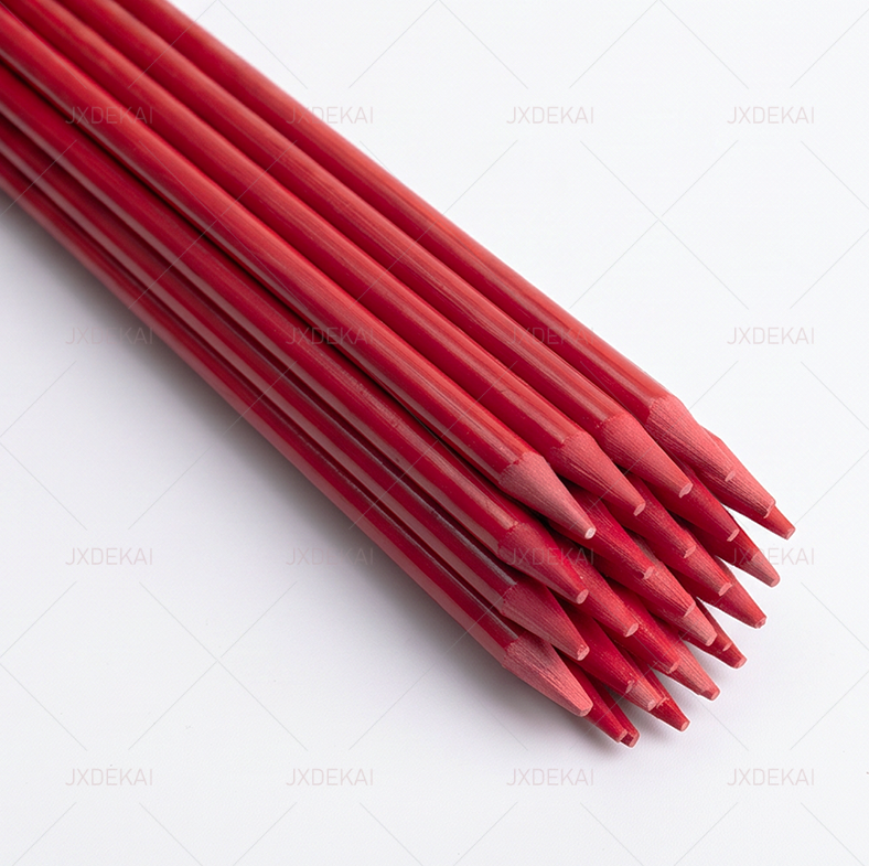 Red 5/16" 48" Fiberglass Driveway Marker for Lane Marking ---- Dekai Manufacture From CHINA