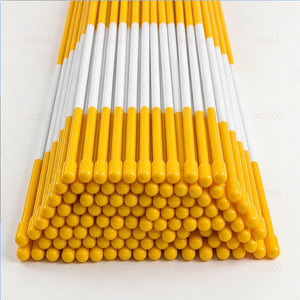5/16" Yellow Fiberglass 48" Driveway Marker for Winner Boundary Sign And Lane Marking