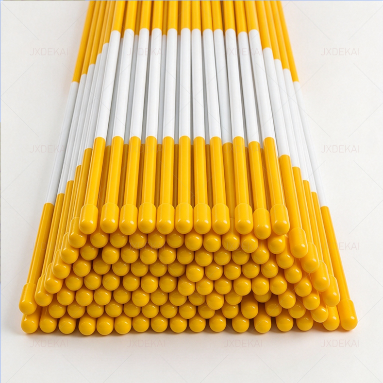 5/16" Yellow Fiberglass 48" Driveway Marker for Winner Boundary Sign And Lane Marking