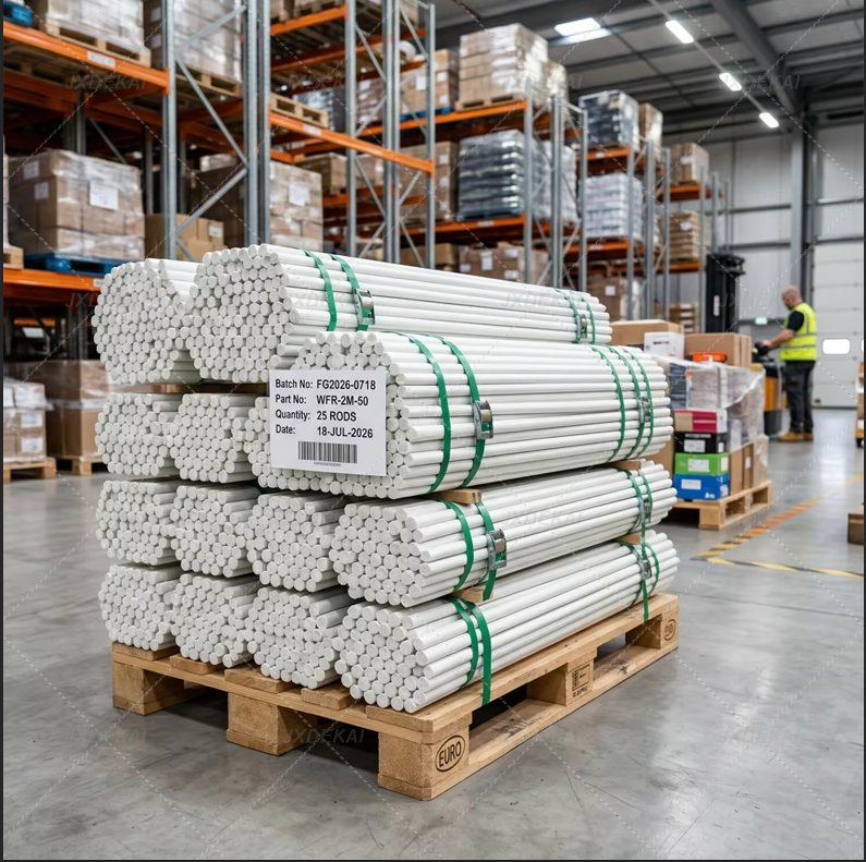 Light Weight Flexible 2.5mm 3mm 4mm Fiberglass Rod