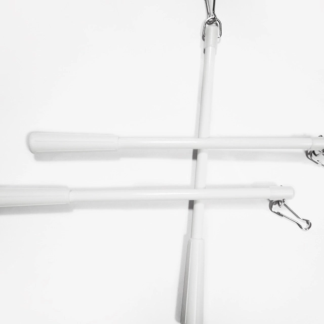 9.5mm 12.7mm Fiberglass Curtain Wand Baton with Hooks And Snaps To Open And Close Curtain From China
