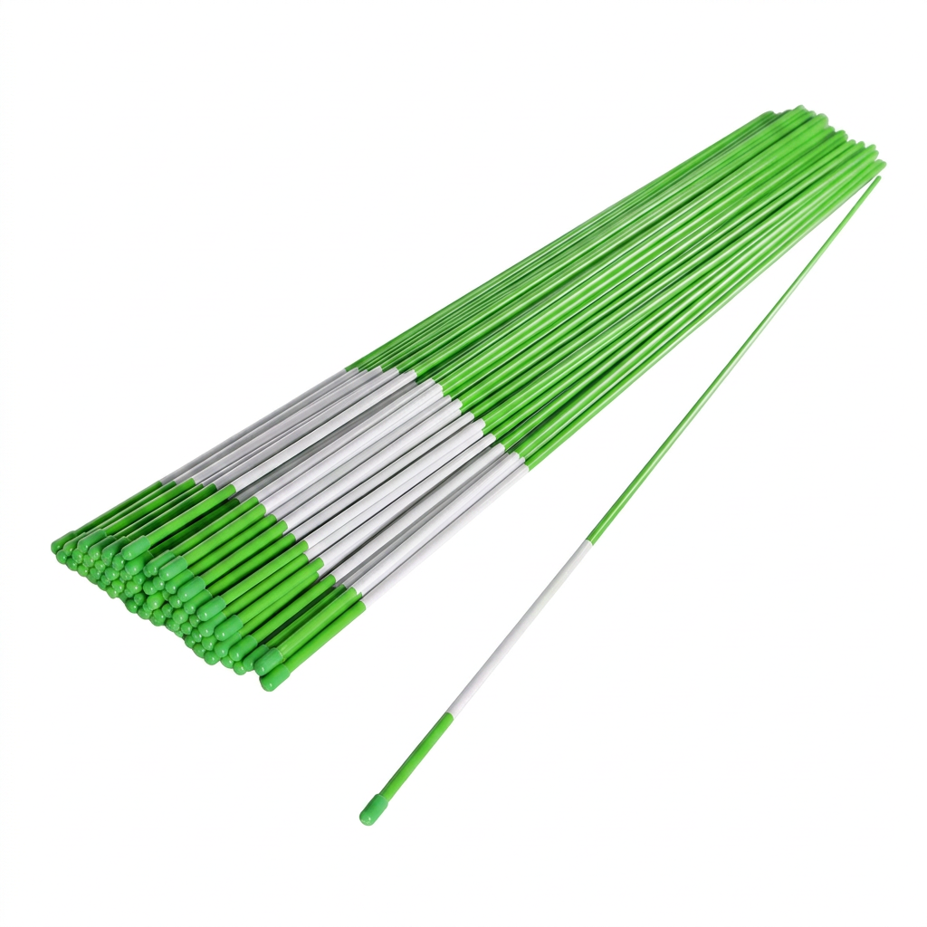 green anti-corrosion drive way marker fiberglass rod