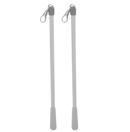 9.5mm 12.7mm Fiberglass Curtain Wand Baton with Hooks And Snaps To Open And Close Curtain From China