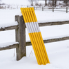 Yellow 1/4" X 48" Fiberglass Driveway Marker – Reflective Snow & Lane Stake