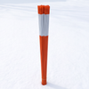 1/4" 11/16" 5/16" 3/8" fiberglass reflective driveway marker for snow rod sign in night
