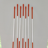 FRP Rods Fiberglass Reinforced Plastic Rods Tubes Stakes Orange Fiberglass Snow Stakes with White Reflective Tape Snow Pole 