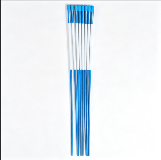 Asta in fibra di vetro blu da 6,35 mm/6,9 mm/7,9 mm – Segnaletica di corsia riflettente e Segnaletica di vialetto