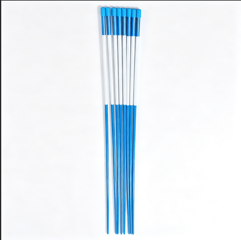 Blue Fiberglass Rod 6.35mm 6.9mm 7.9mm for Lane Marking And Drive Way Marker